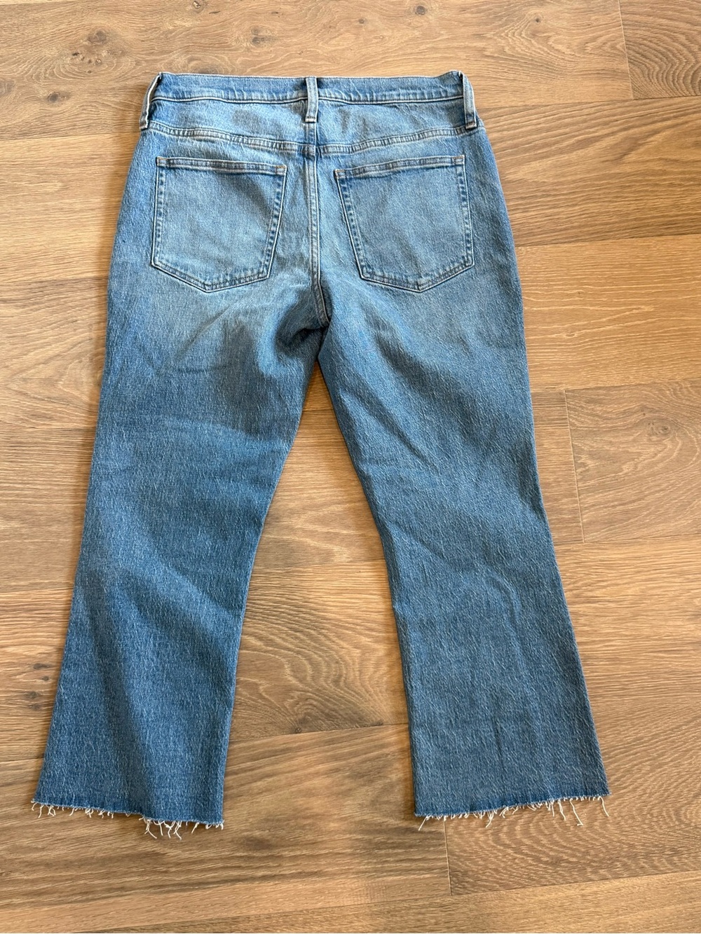 J. Crew Women's Light Blue 9” Demi boot Cropped cut off ankle Jeans - Picture 2 of 3